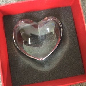Baccarat crystal heart